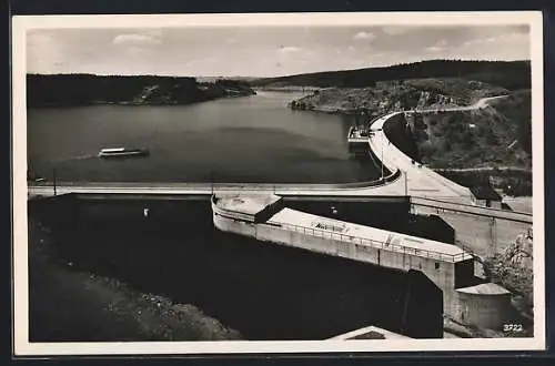 AK Saalburg / Saale, Blick auf die Bleilochtalsperre