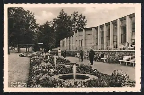 AK Bad Elster, Neue Brunnen-Anlagen