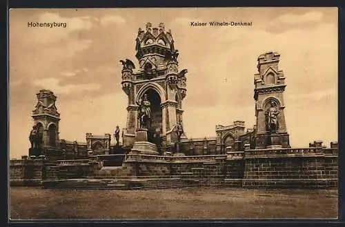 AK Hohensyburg, Kaiser Wilhelm-Denkmal