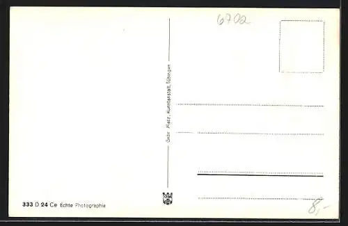 AK Bad Dürrheim /Schwarzwald, Teilansicht mit Kirche