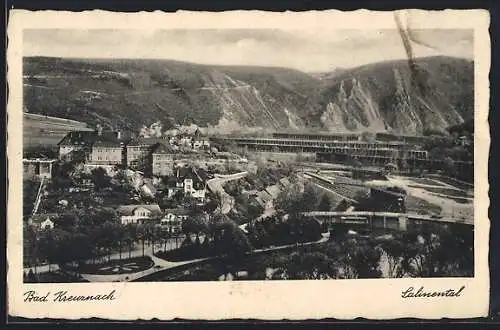 AK Bad Kreuznach, Salinental mit Strassenpartie