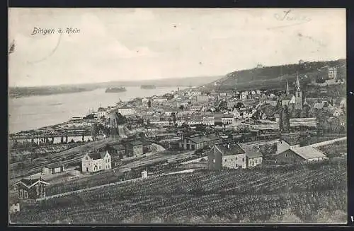 AK Bingen a. Rhein, Teilansicht