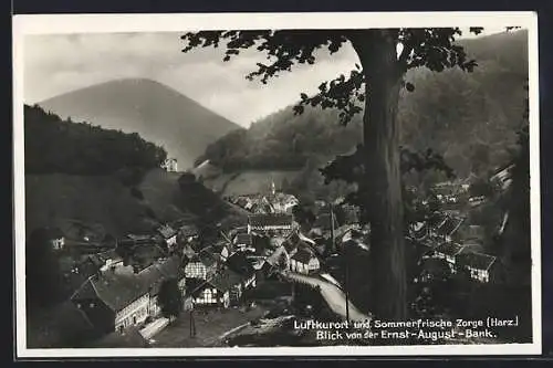 AK Zorge / Harz, Blick von der Ernst-August-Bank