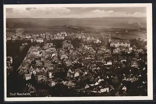 AK Bad-Nauheim, Teilansicht mit Kirche