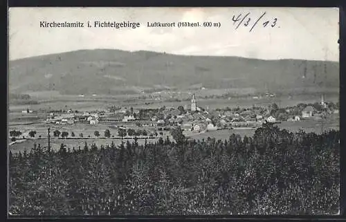 AK Kirchenlamitz i. Fichtelgebirge, Teilansicht