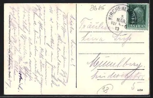 AK Kirchenlamitz i. Fichtelgebirge, Teilansicht