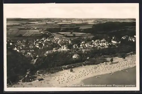 AK Timmendorferstrand, Ostseebad, Teilansicht, Fliegeraufnahme