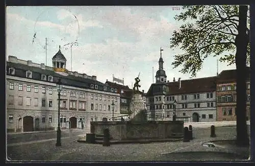 AK Eisenach, Schloss und Rathaus