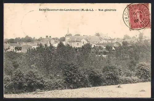 AK Saint-Sauveur-de-Landemont, Vue générale