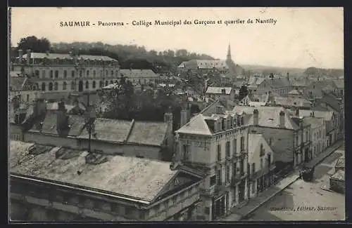 AK Saumur, Panorama, Collège Municipal des Garcons et quartier de Nantilly