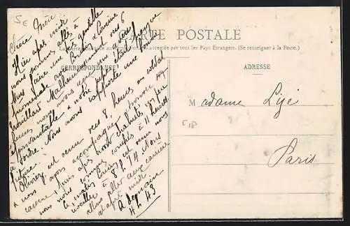 AK Érigné, Paysage des Bords du Louet avec vue sur La Roche de Murs