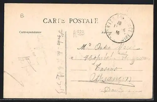 AK Érigné-les-Ponts-de-Cé, Vue sur le Louet vers le Port