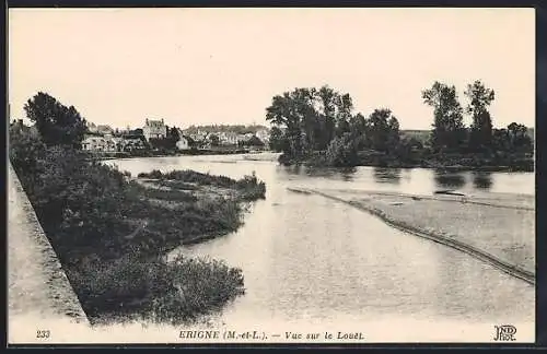 AK Érigné, Vue sur le Louet