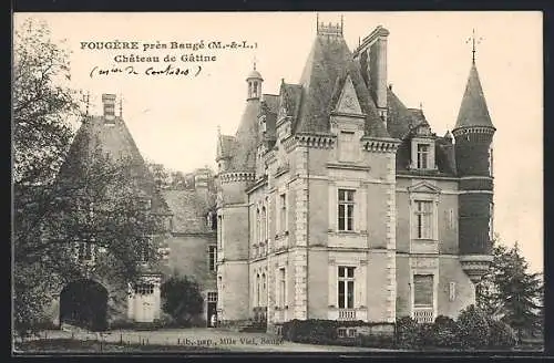 AK Fougeré, Château de Gâtine près Baugé (M-&-L)