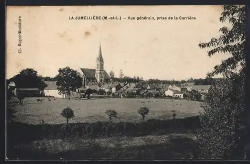 AK La Jumellière, Vue générale, prise de la Carrière