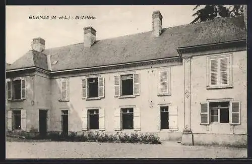 AK Gennes, Vue de la maison de St-Vétérin