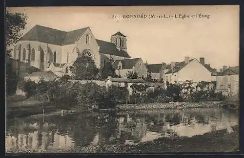 AK Gonnord, L`Église et l`Étang