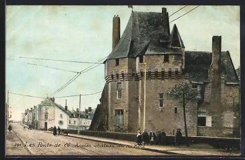 AK Les Ponts-de-Cé, Ancien château du roi René