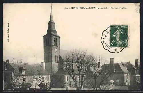 AK Chavagnes-les-Eaux, Place de l`Église