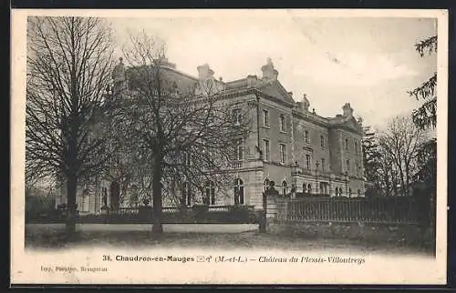 AK Chaudron-en-Mauges, Château du Plessis-Villoutreys