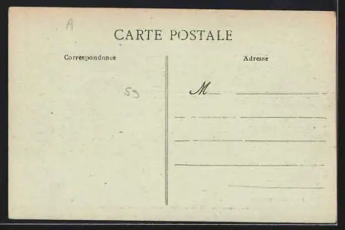 AK Beaupréau, Vue prise des Douves du Château