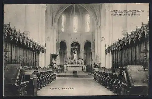 AK Bégrolles, Intérieur de l`église de l`Abbaye de Bellefontaine