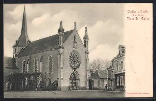 AK Cheffes-sur-Sarthe, Place de l`Église