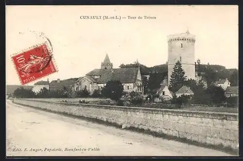 AK Cunault, Tour de Trèves et village pittoresque