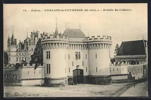 AK Chalain-la-Potherie, Entrée du Château