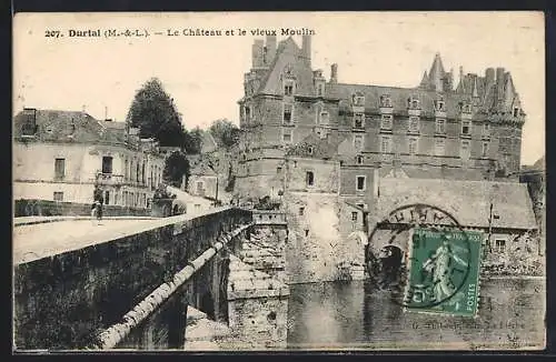 AK Durtal, Le Château et le vieux Moulin