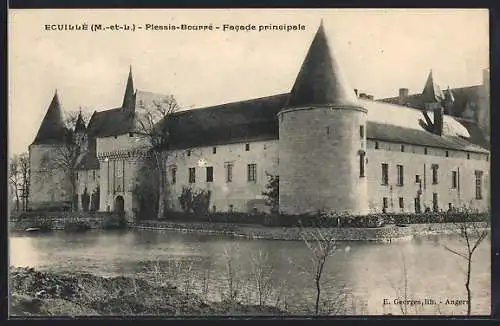 AK Écuillé, Plessis-Bourré, Facade principale