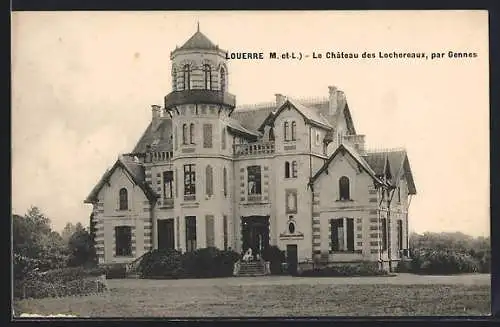 AK Louerre, Le Château des Lochereaux, par Gennes