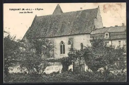 AK Turquant, L`église vue du Nord