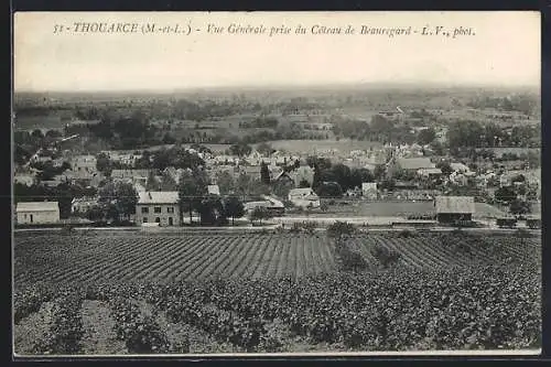 AK Thouarcé, Vue générale prise du Côteau de Beauregard