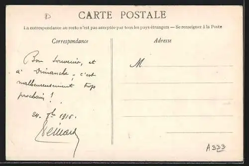 AK Thouarcé, Vue générale prise du Côteau de Beauregard