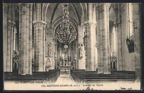 AK Martigné-Briand, Intérieur de l`Église