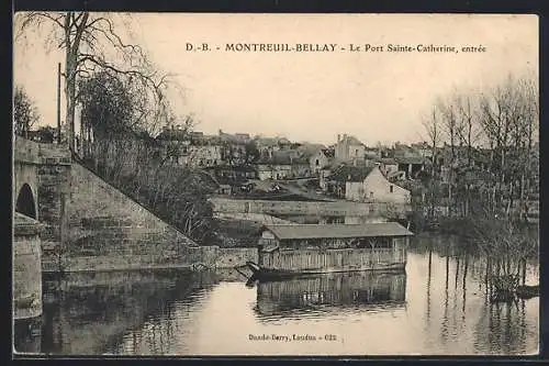 AK Montreuil-Bellay, Le Port Sainte-Catherine, entrée