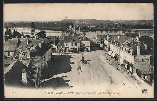 AK Les Rosiers-Gennes, Vue panoramique