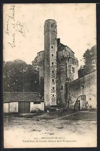 AK Bouzillé, Vieille Tour de l`ancien Château de la Bourgonnîère