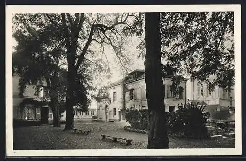 AK Saumur, Cours Dacier et bâtiments entourés d`arbres