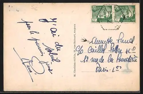 AK Andard, Le pont sur la rivière