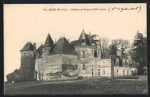 AK Bocé, Château de Parpacé (XVIe siècle)