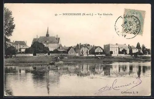 AK Bouchemaine, Vue Générale du village au bord de l`eau