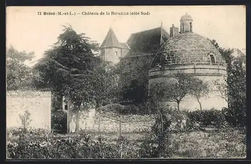 AK Brézé, Château de la Ripaille (côté Sud)