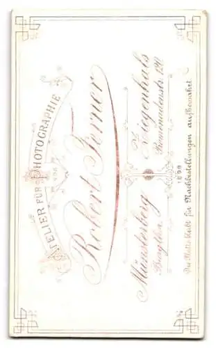 Fotografie Robert Ferner, Münsterberg, Promenadenstr. 120, Porträt eines jungen Mannes