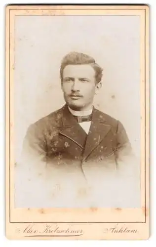 Fotografie Max Kretzschmer, Anklam, Porträt eines Mannes