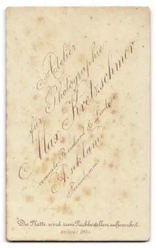 Fotografie Max Kretzschmer, Anklam, Porträt eines Mannes