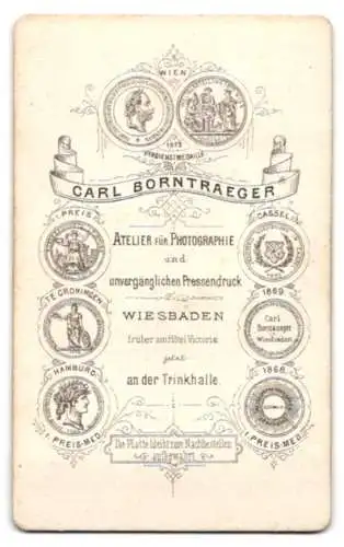 Fotografie Carl Börntraeger, Wiesbaden, Porträt eines Mannes