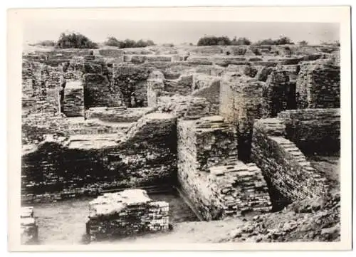 Fotografie Atlantic, Ansicht Mohenjo-Daro, historische Siedlung aus der Bronze-Zeit im Indus-Tal 1938