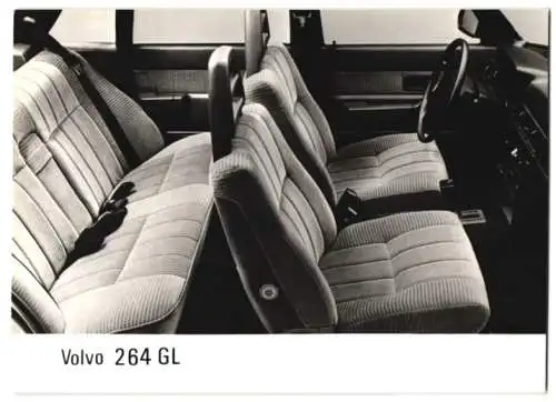 Fotografie Auto Volvo 264 GL, Innenraum, Werkfoto